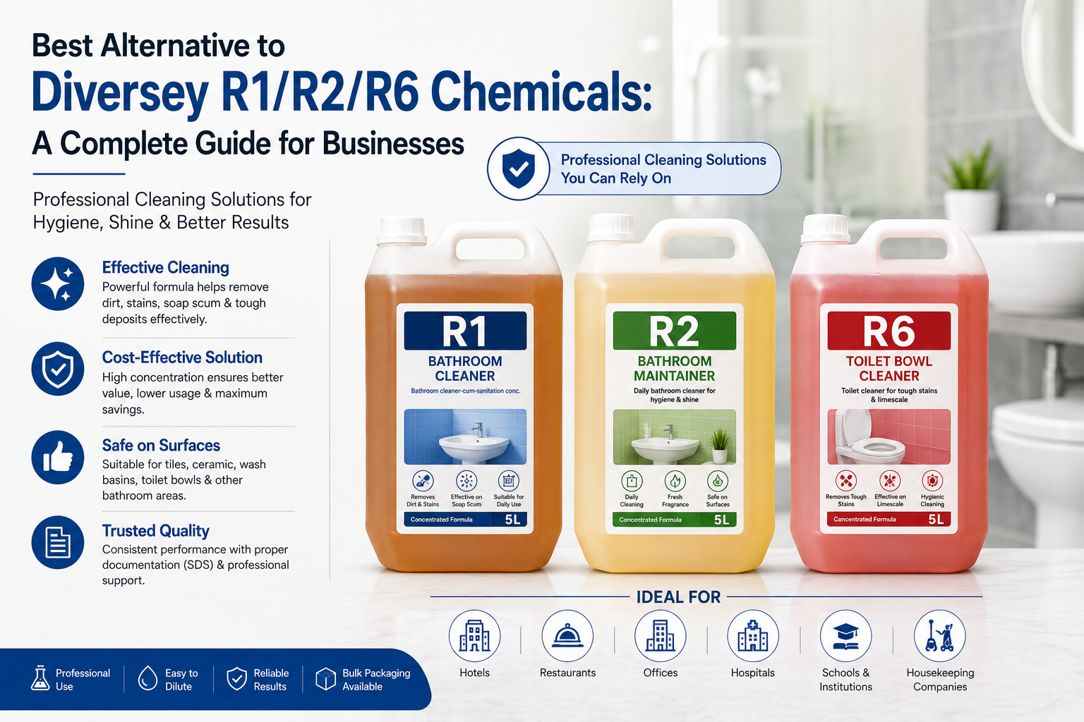 Best Alternative to Diversey R1/R2/R6 Chemicals: A Complete Guide for Businesses